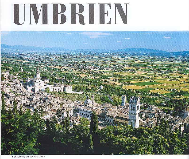 Blick auf Assisi und das Valle Umbra