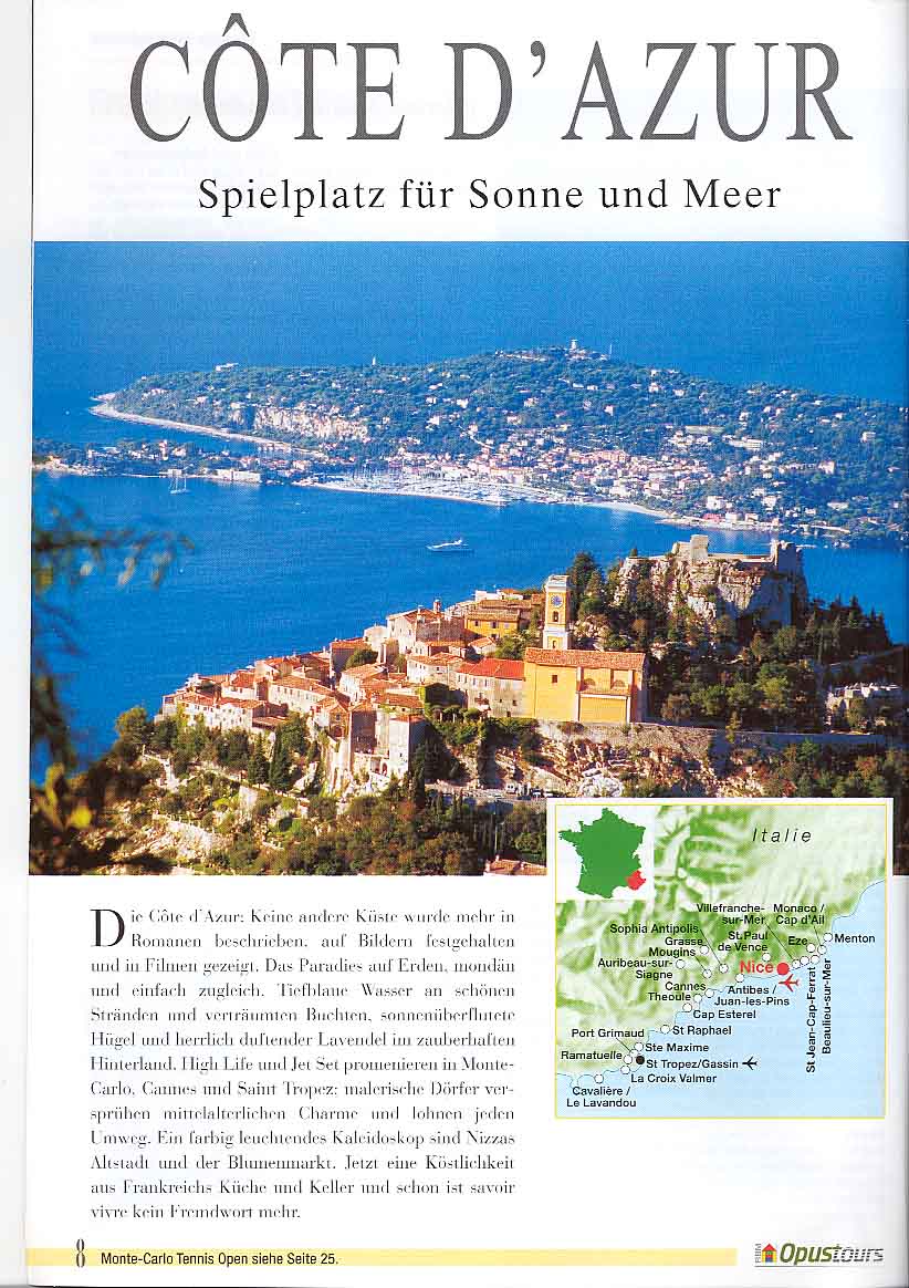 Côte d'Azur: Schauplatz geliebter Romane