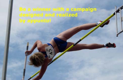 Be a winner with a PR or advertising campaign by appunto.